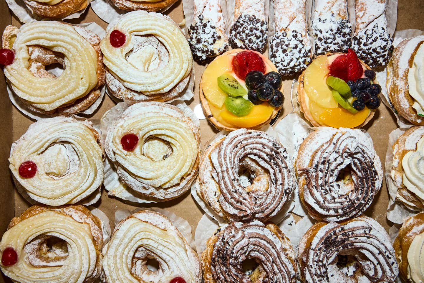 Assorted pastries from Providence's iconic LaSalle Bakery. Assorted pastries from Providence's iconic LaSalle Bakery.