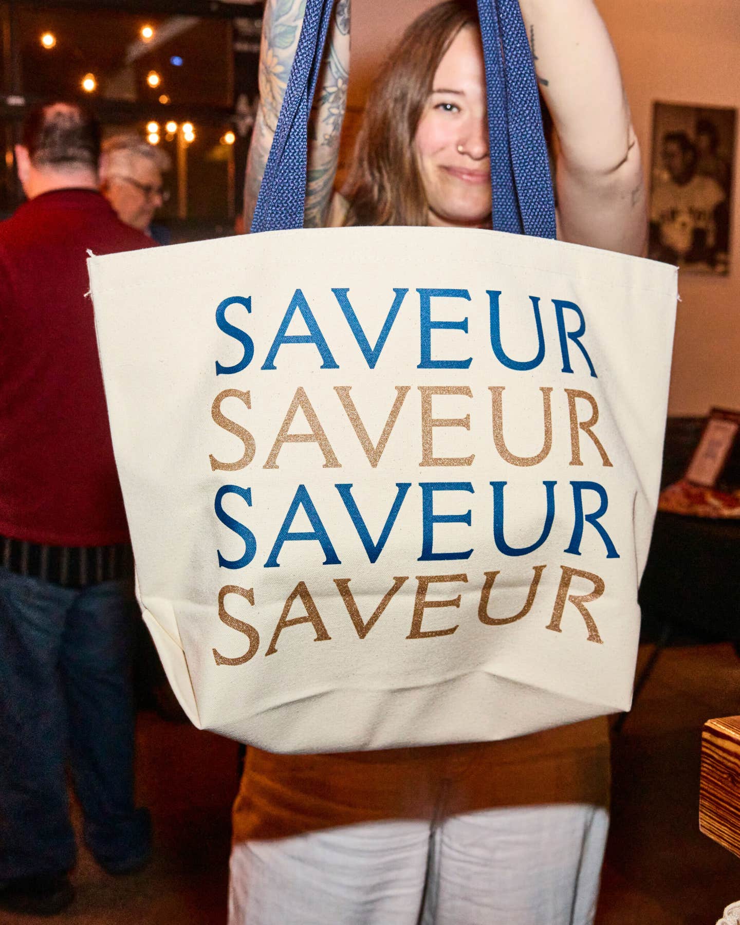 Stock Culinary Goods debuted a new SAVEUR tote bag. Stock Culinary Goods debuted a new SAVEUR tote bag.