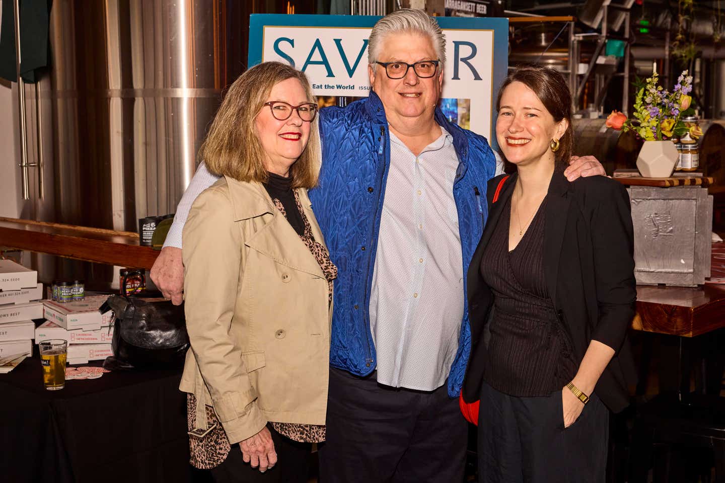 Local friends and family came out to celebrate with the SAVEUR editorial team.