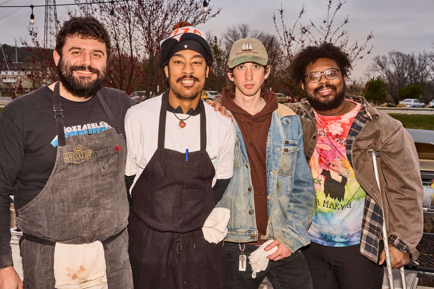 Chef Rob Andreozzi (left) and the Pizza Marvin team. Chef Rob Andreozzi (left) and the Pizza Marvin team.