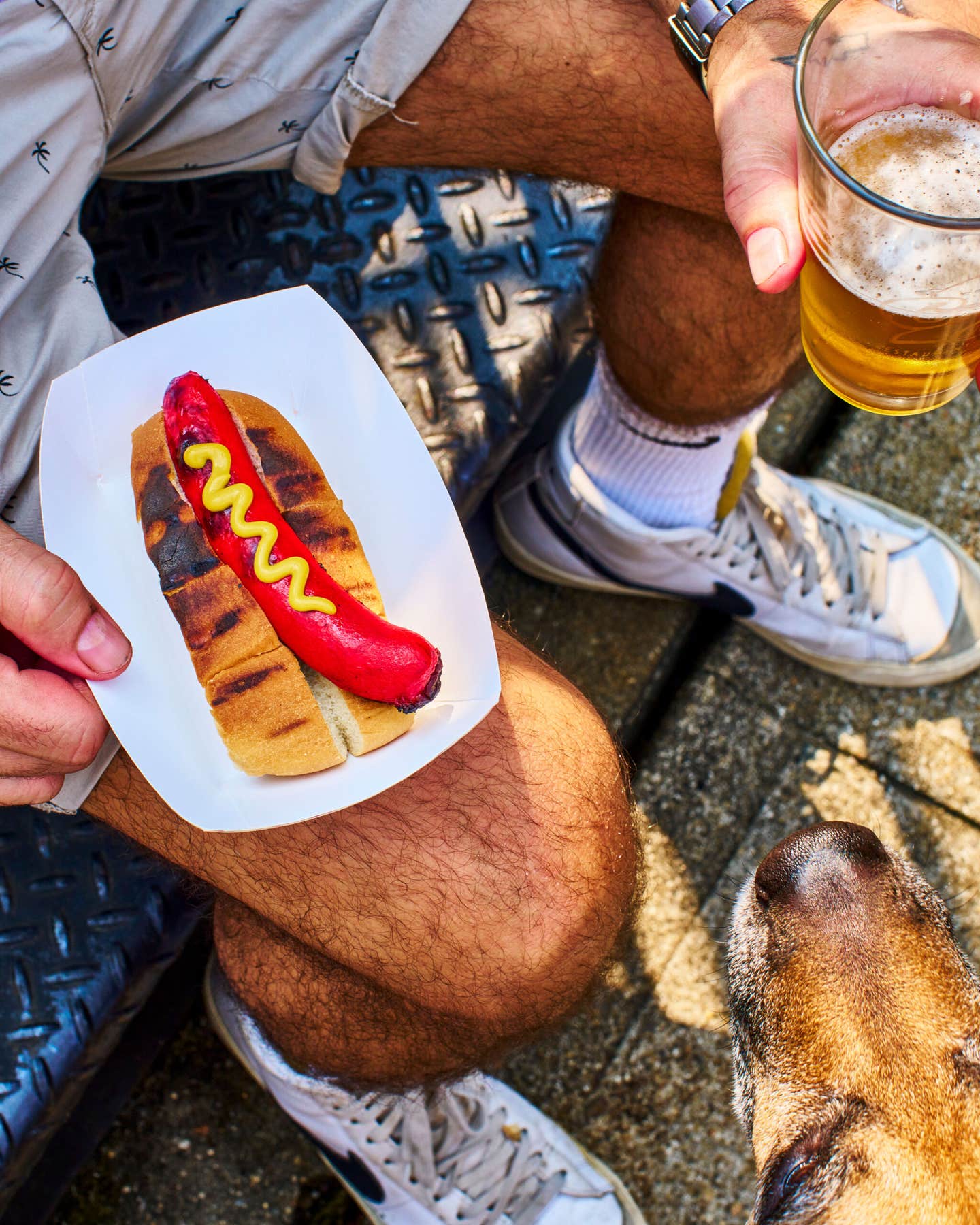 Red hot dogs