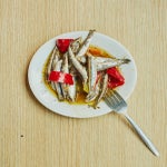 Marinated Anchovies With Garlic and Peppers
