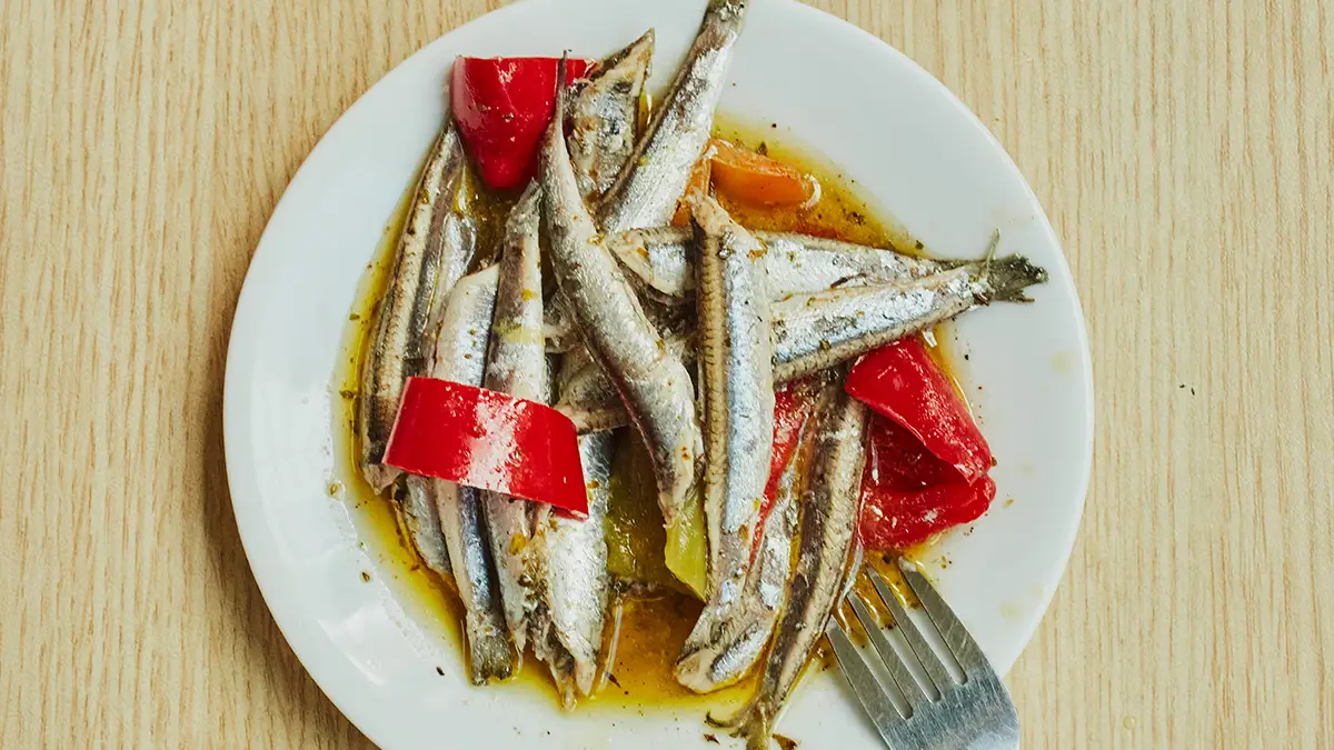 Marinated Anchovies With Garlic and Peppers-image