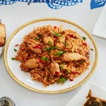 Kritharoto (Tomato Orzo With Squid and Shrimp)