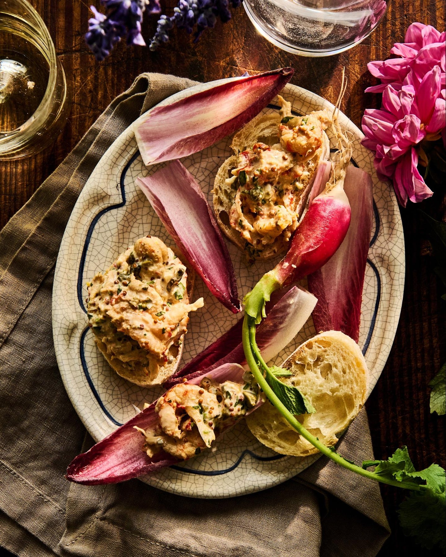 Crawfish Tails With Sauce Ravigote