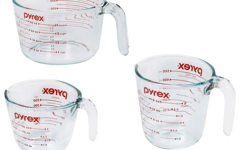 Pyrex Glass Measuring Cups (3-Pack) 