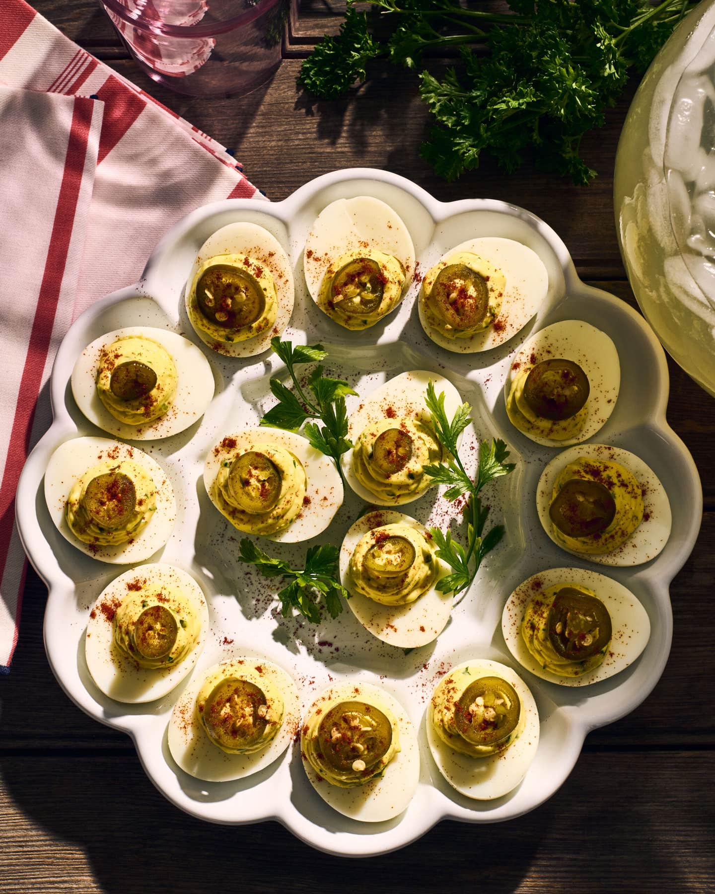 Deviled Eggs With Pickled Jalapeños Deviled Eggs With Pickled Jalapeños