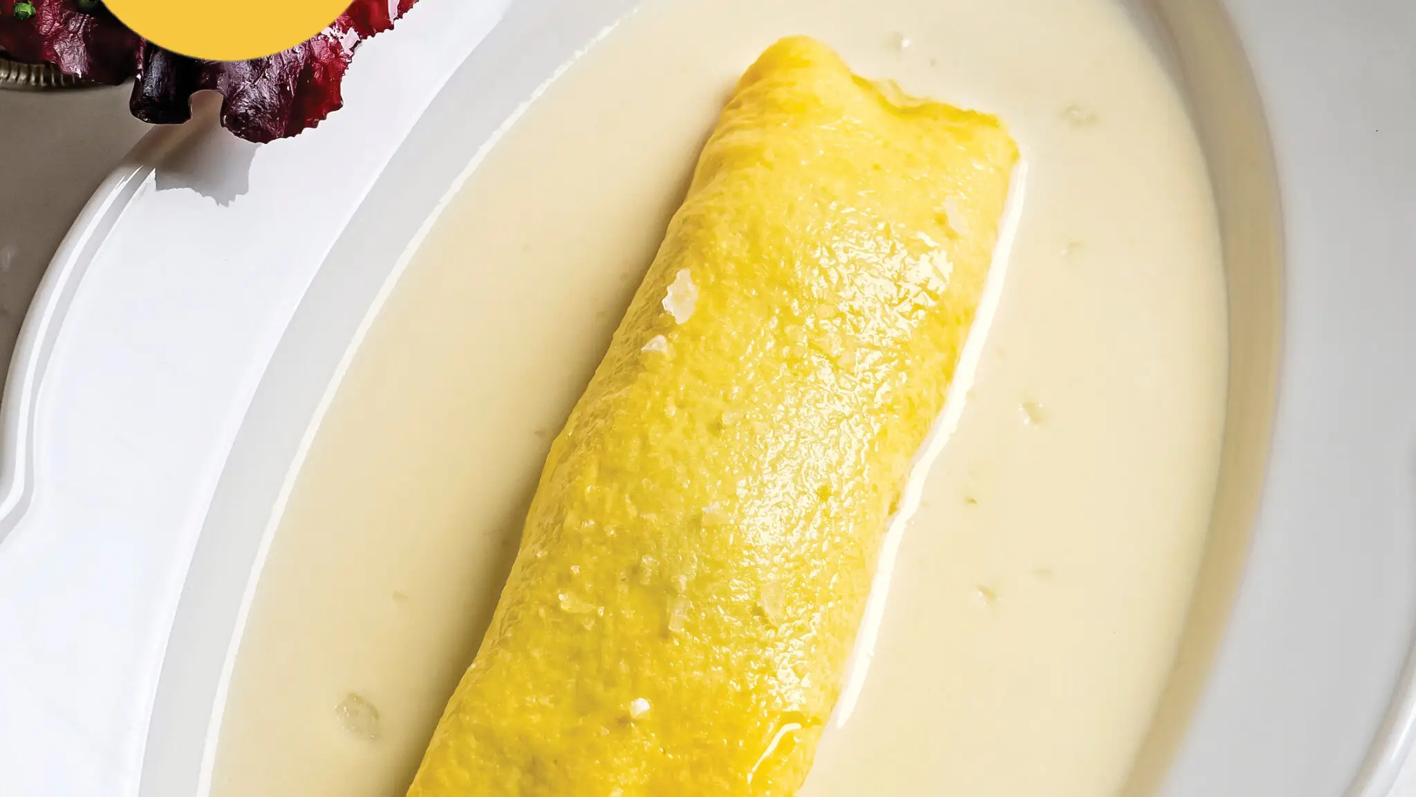 French Omelet With Caramelized Onions and Goat Cheese-image