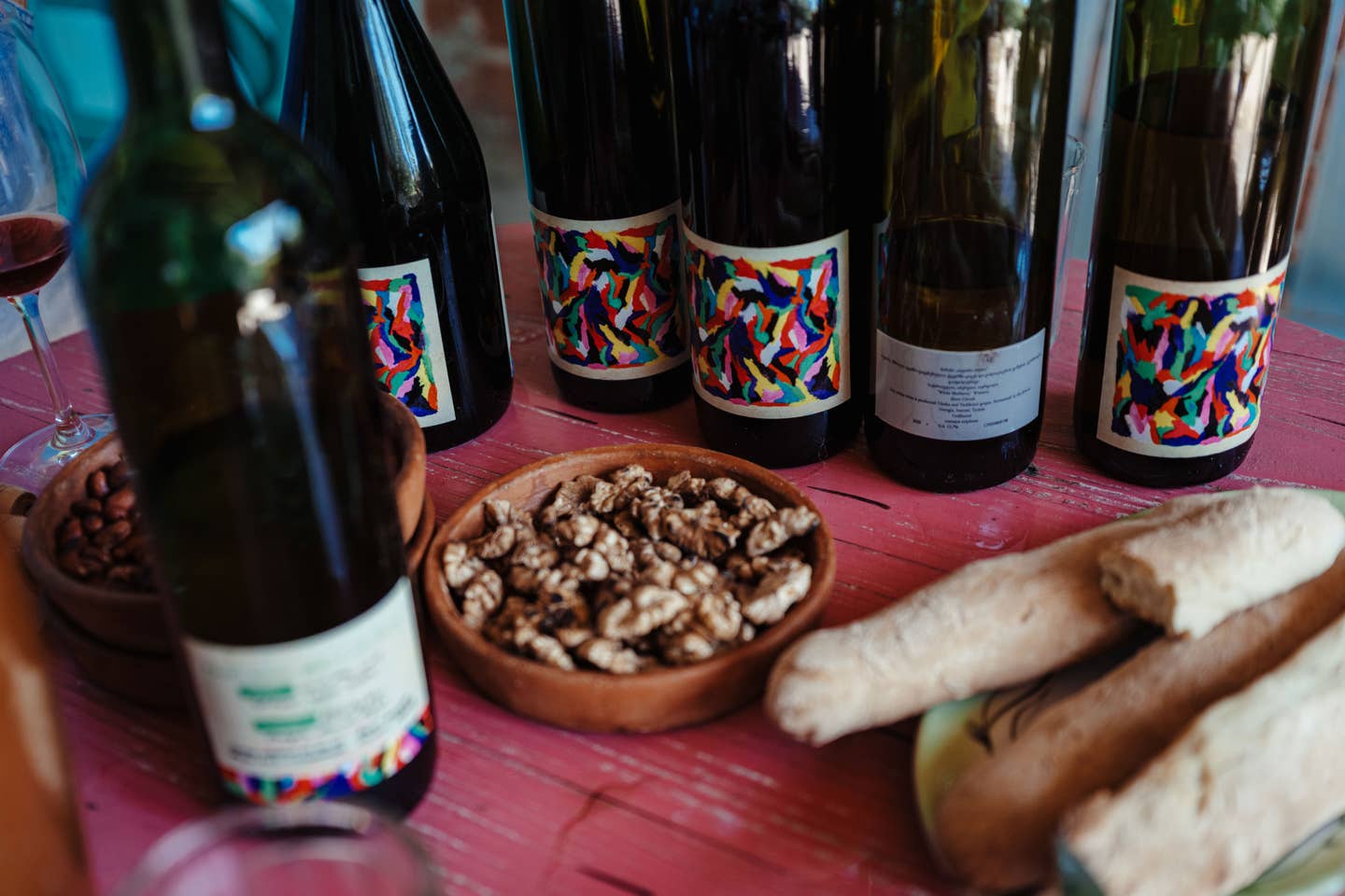 A wine tasting at White Mulberry A wine tasting at White Mulberry