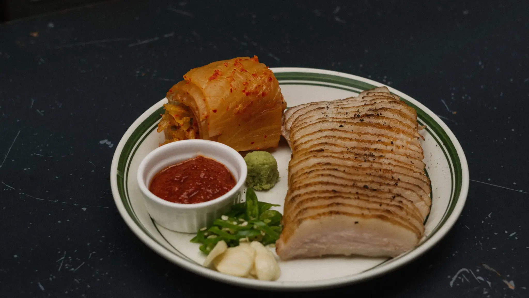 Boiled Pork With Aged Kimchi-image