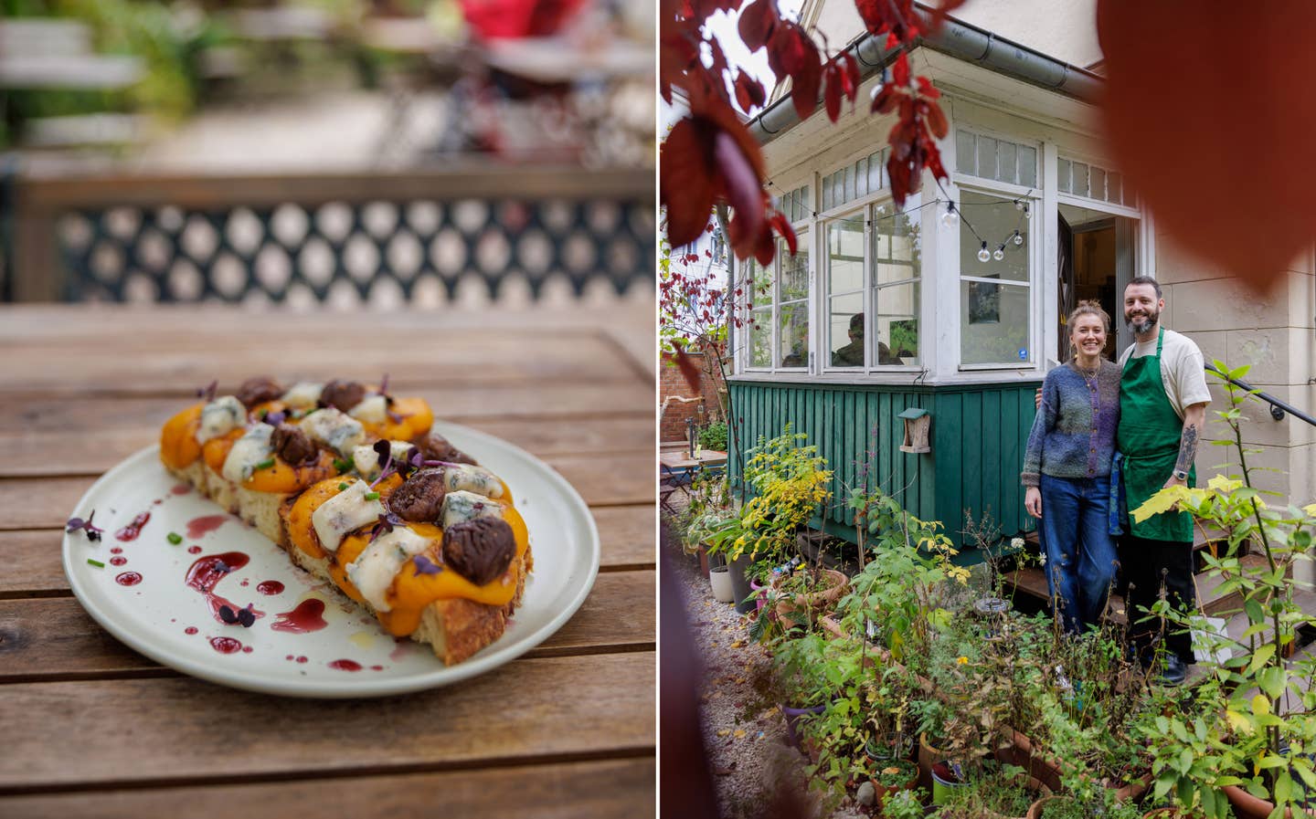 From left: A dish at Café Lisbeth; the café’s owners (Photos: Gordon Welters) From left: A dish at Café Lisbeth; the café’s owners (Photos: Gordon Welters)