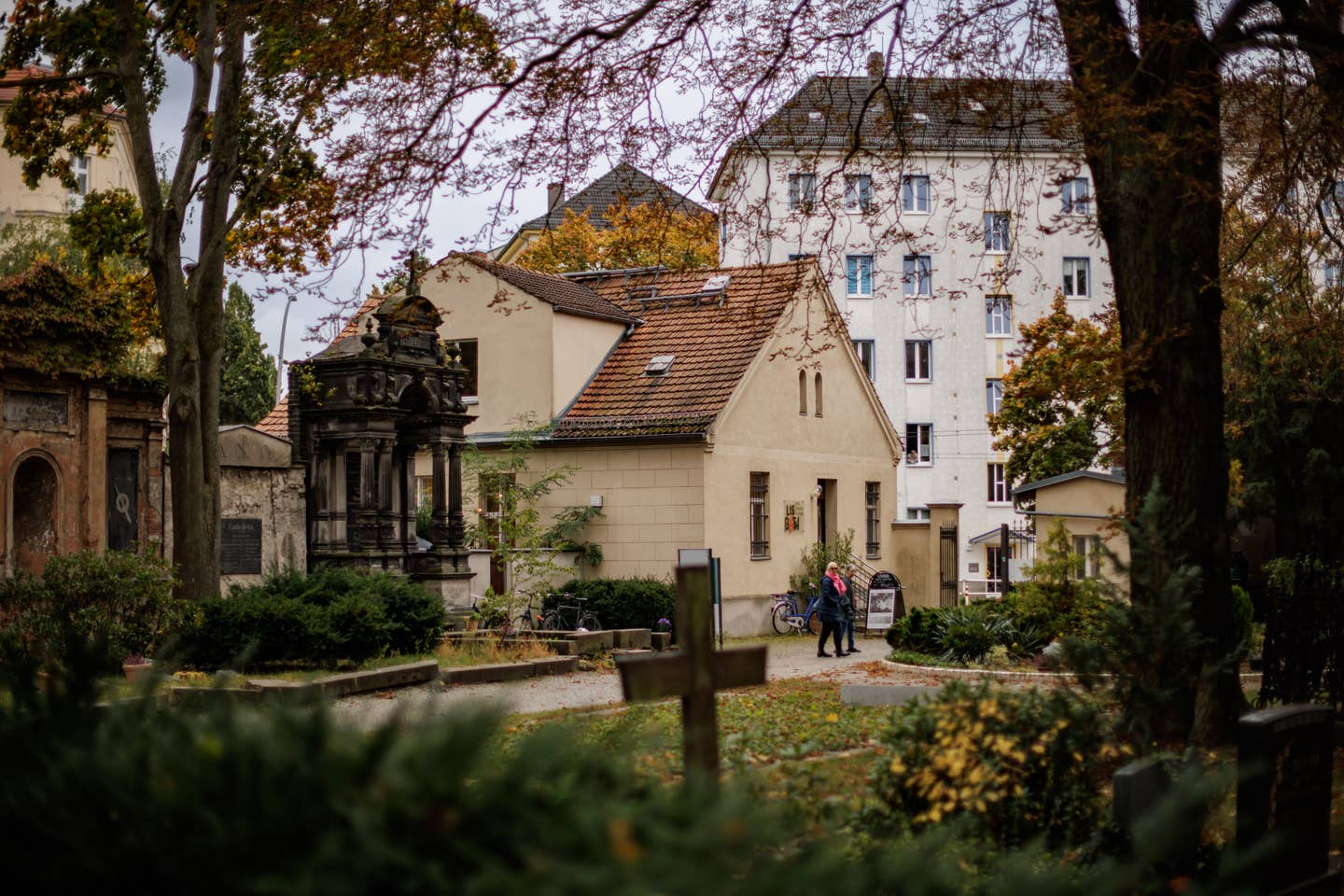 Cemetery grounds surrounding Café Lisbeth Cemetery grounds surrounding Café Lisbeth