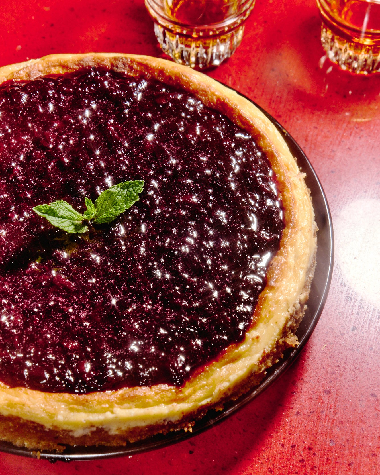 Cherry Mascarpone Cheesecake