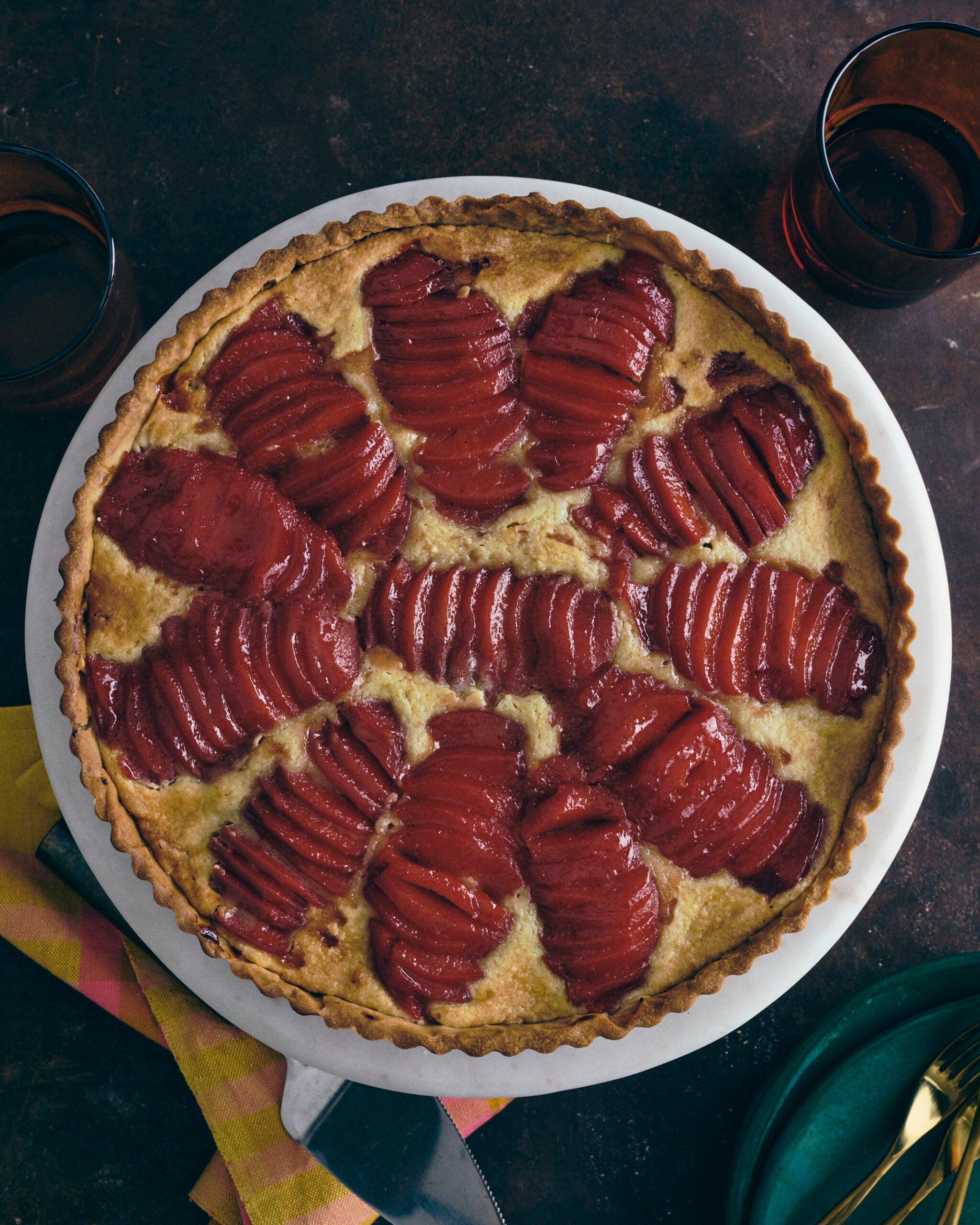 Quince Frangipane Tart