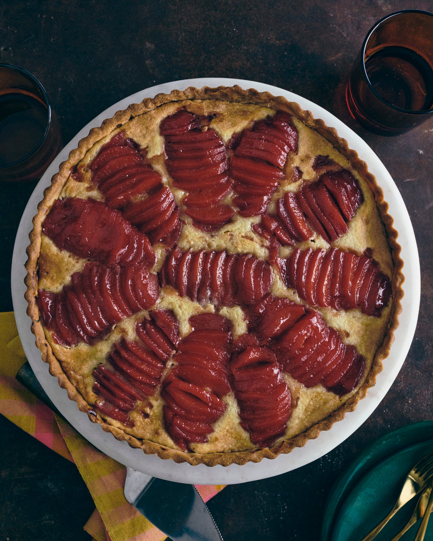 Quince Frangipane Tart