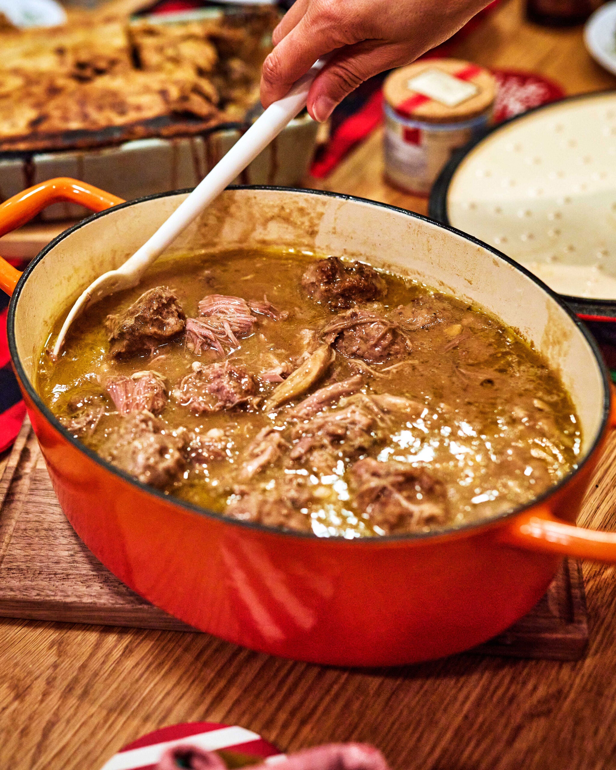 Ragoût de Boulettes et Pattes (Stewed Meatballs and Pork Trotter Gravy)