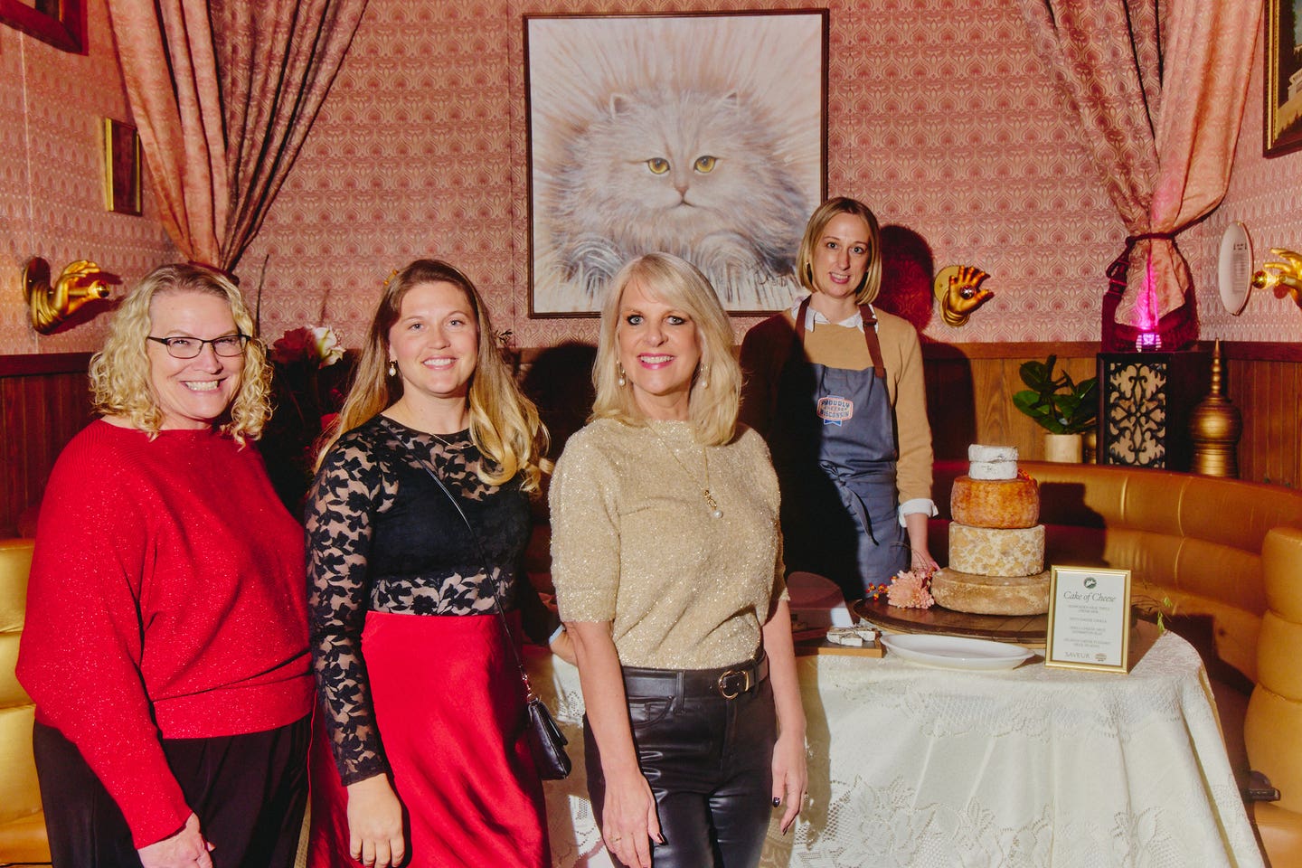 Liz Fitzsimmons, Rachel Kerr, Susan Fanning, and Shannon Bonilla from the Wisconsin Cheese team