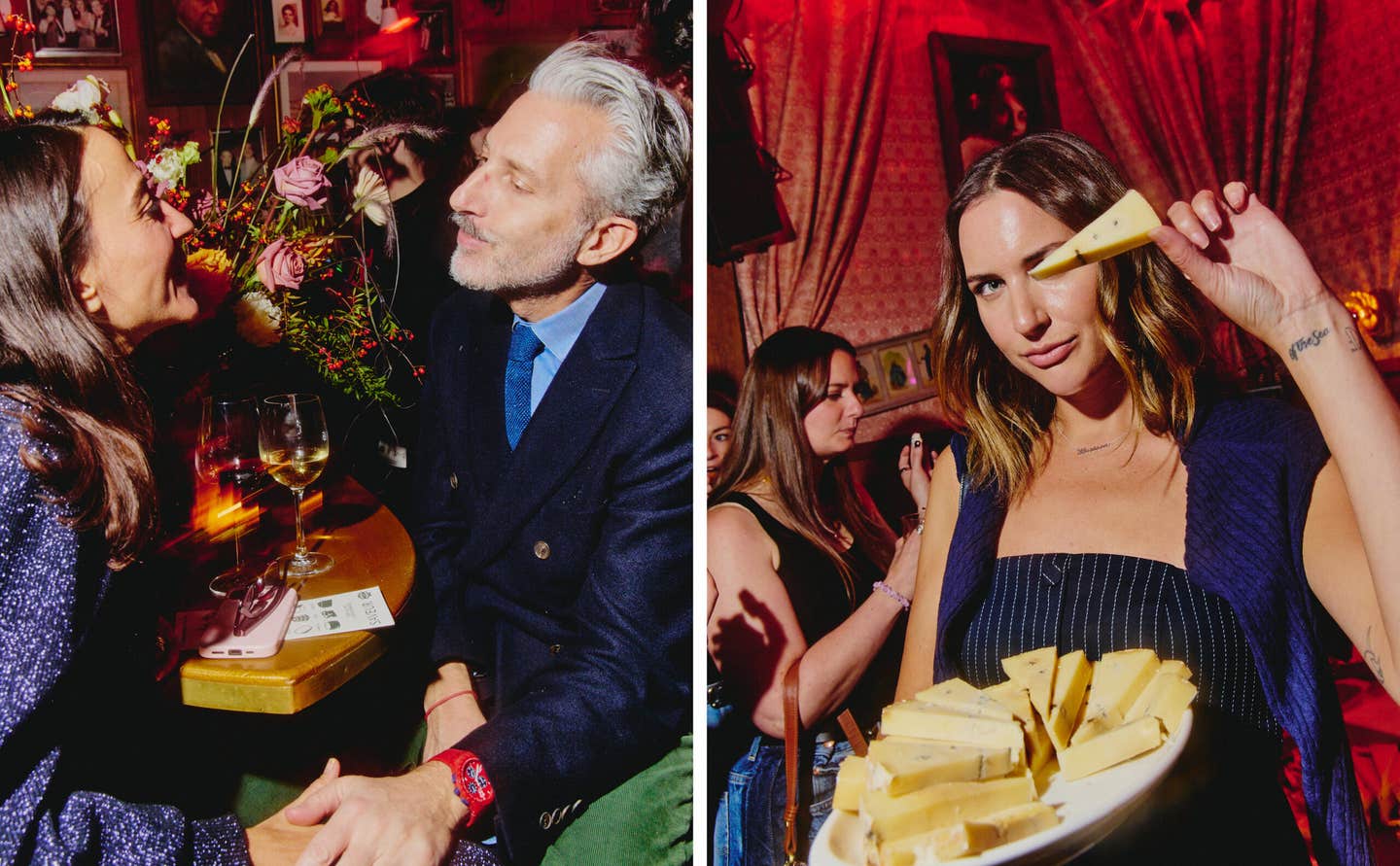 From left: Longtime friends of SAVEUR Nefissa and Christophe Attard; That Cheese Plate Founder Marissa Mullen 