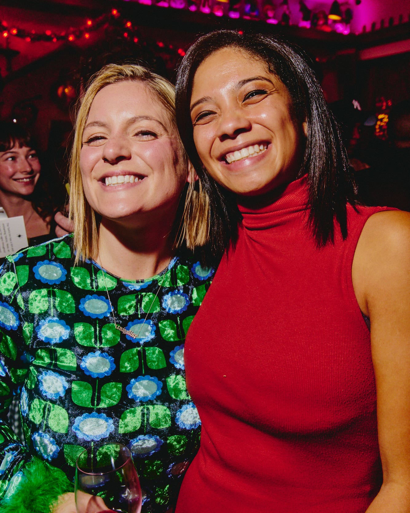 SAVEUR brand partnerships manager Toni-Ann Gardiner and guest Alexandra Schrecengost