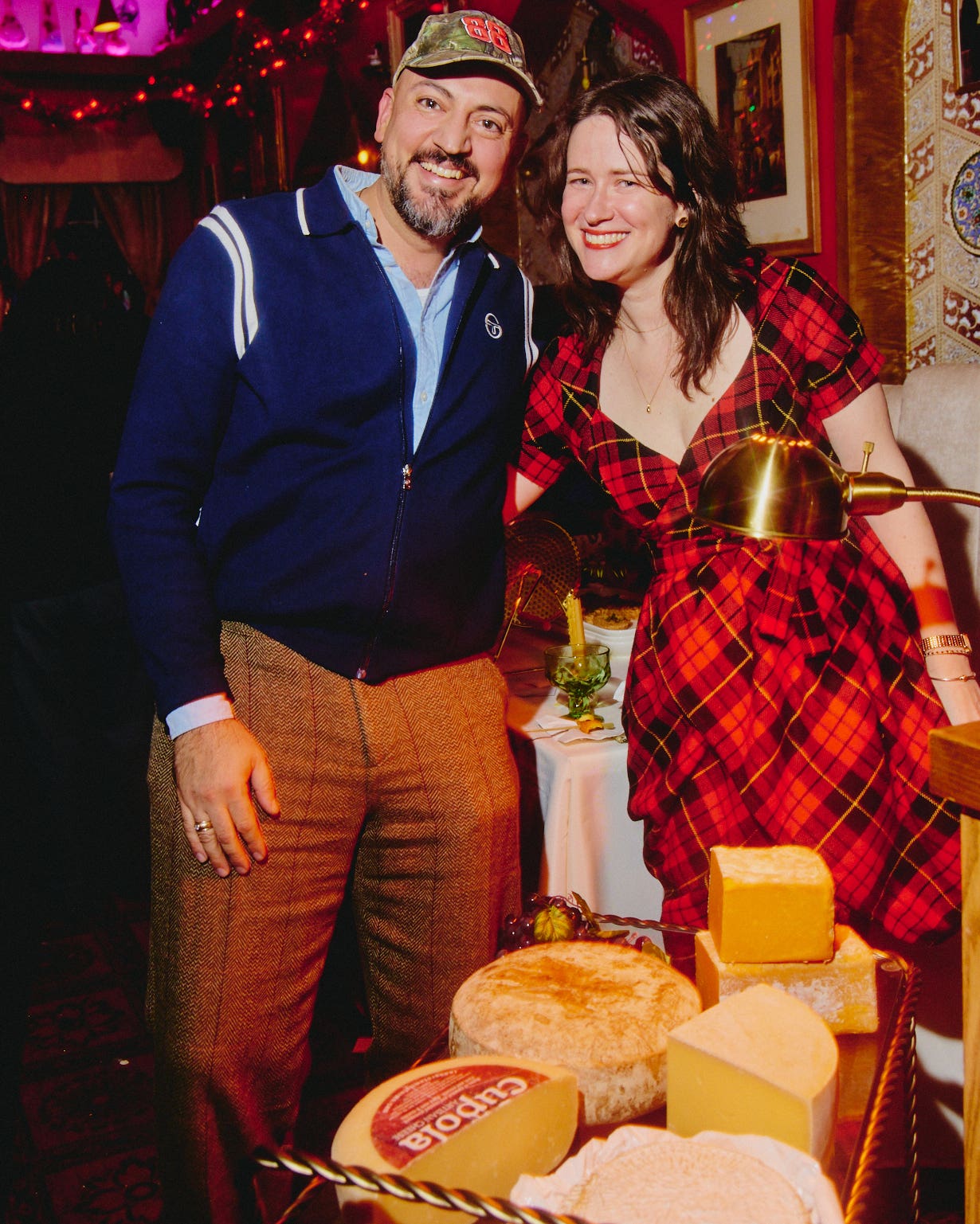 SAVEUR contributor and grand prize winner Mike Diago with editor-in-chief Kat Craddock 