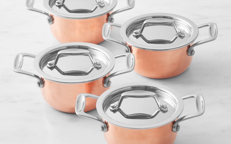 William Sonoma Mini Copper Cocotte