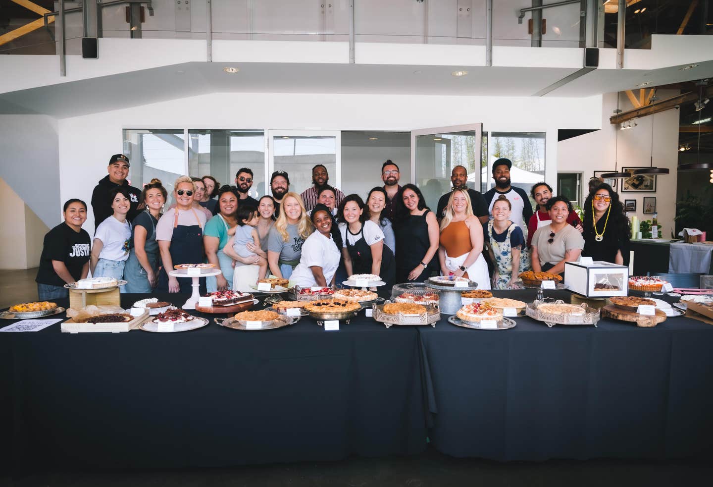 Gather For Good volunteers raise money with donated pies at their annual “Pies for Justice” event.