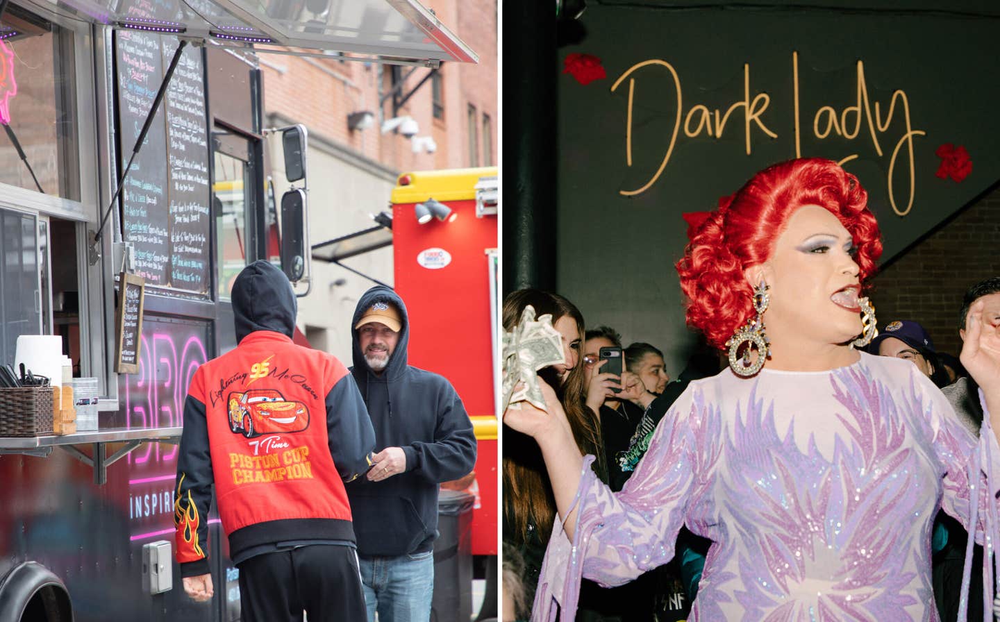 Maisto sunkvežimio vilkimo priešpiečiai