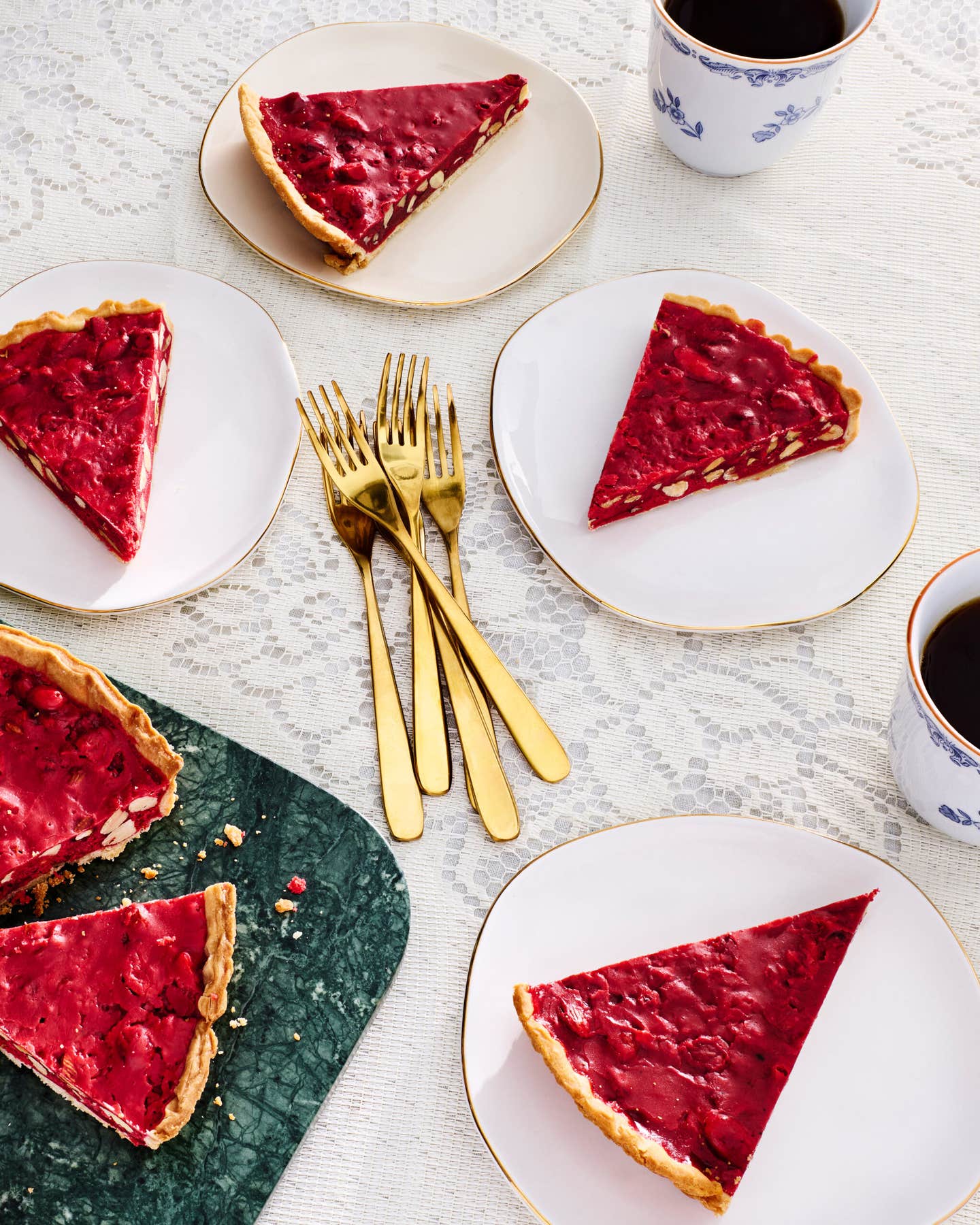 Tarte aux Pralines Roses Tarte aux Pralines Roses