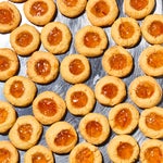 Almond Marmalade Thumbprint Cookies