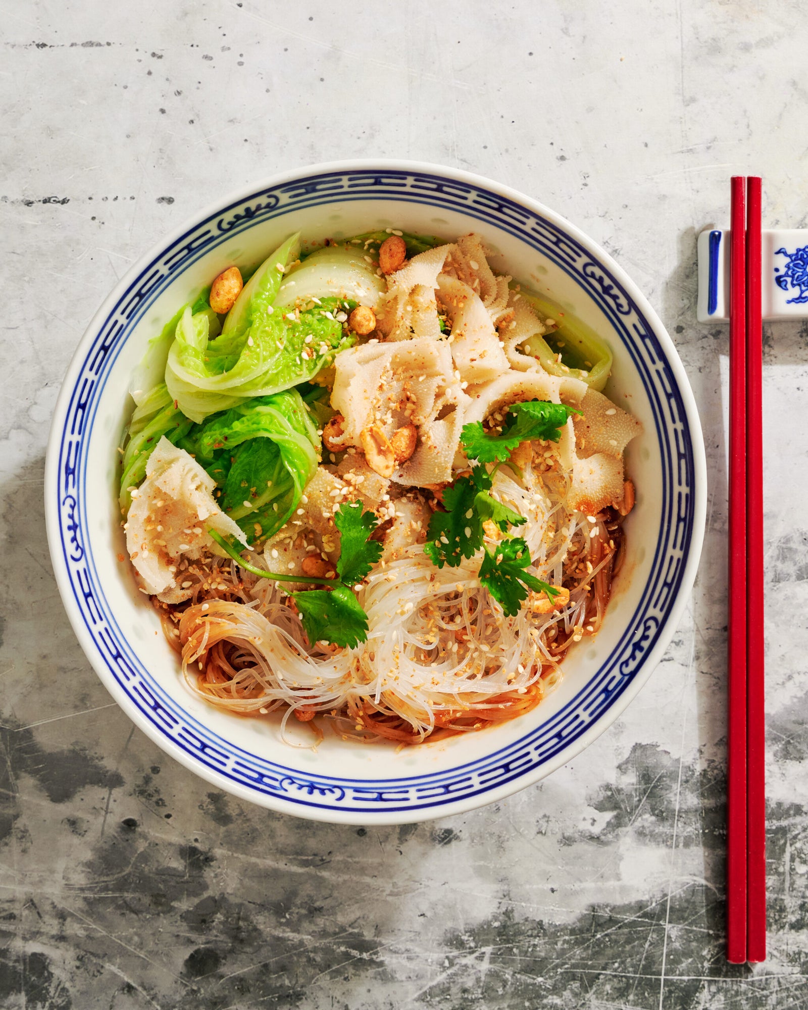 Lao Beijing Baodu (Poached Tripe With Mung Bean Noodles)