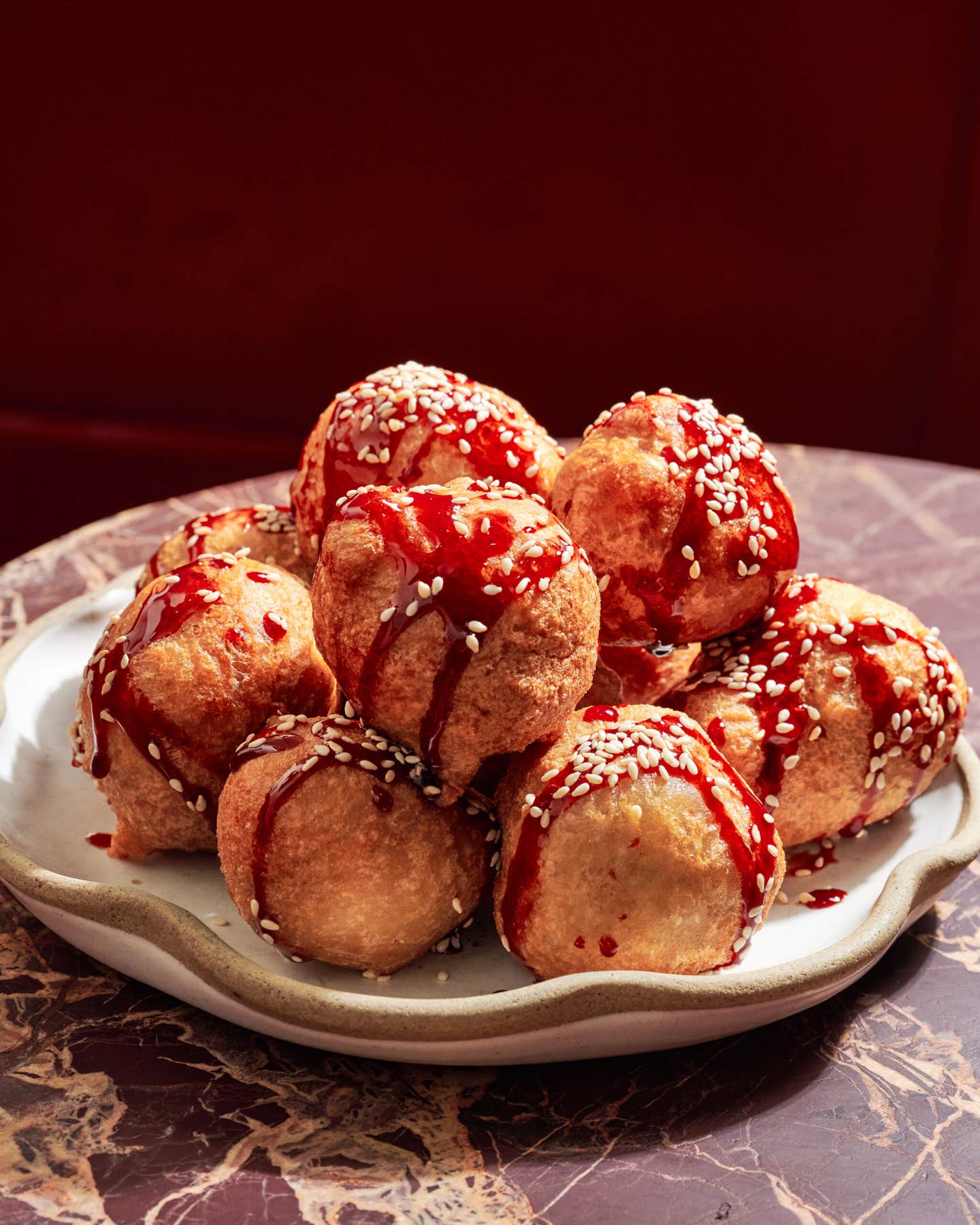 Luqaimaat with Dates Syrup