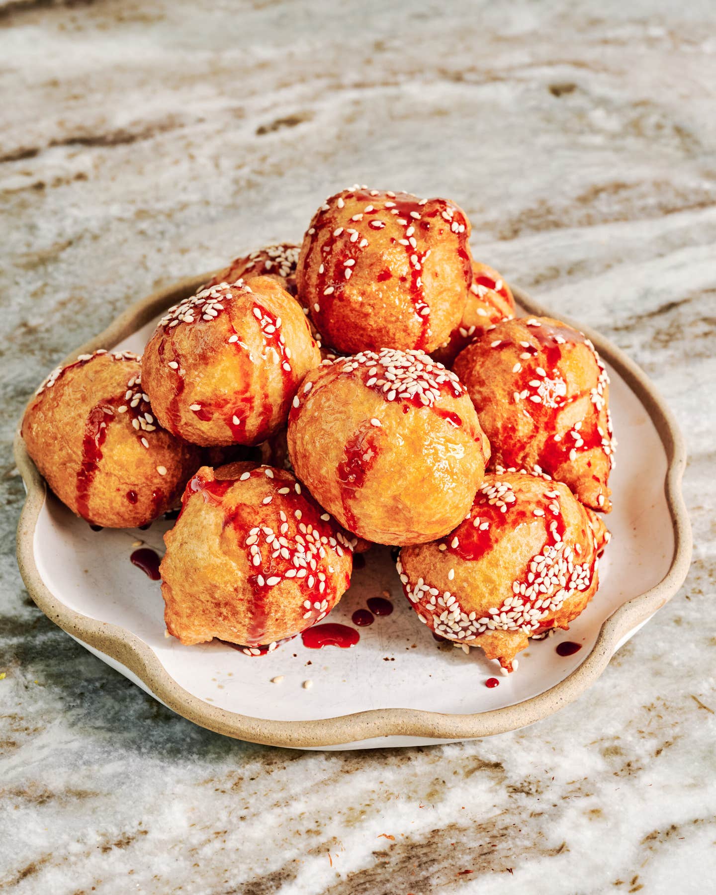 Luqaimaat with Dates Syrup