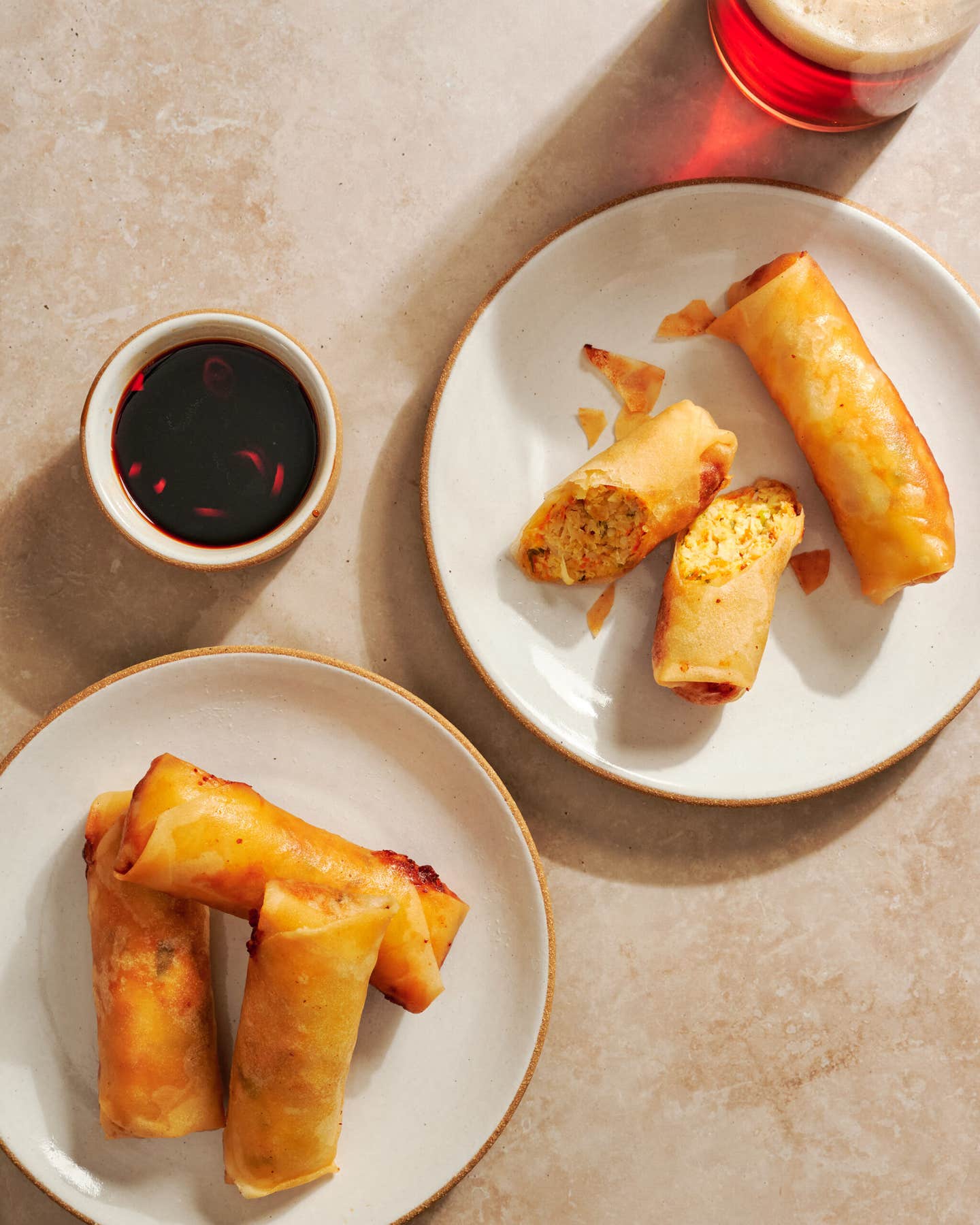 Stone Crab Lumpia With Chile-Soy Vinegar Stone Crab Lumpia With Chile-Soy Vinegar