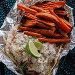 Stone Crab Tacos With Cabbage Slaw